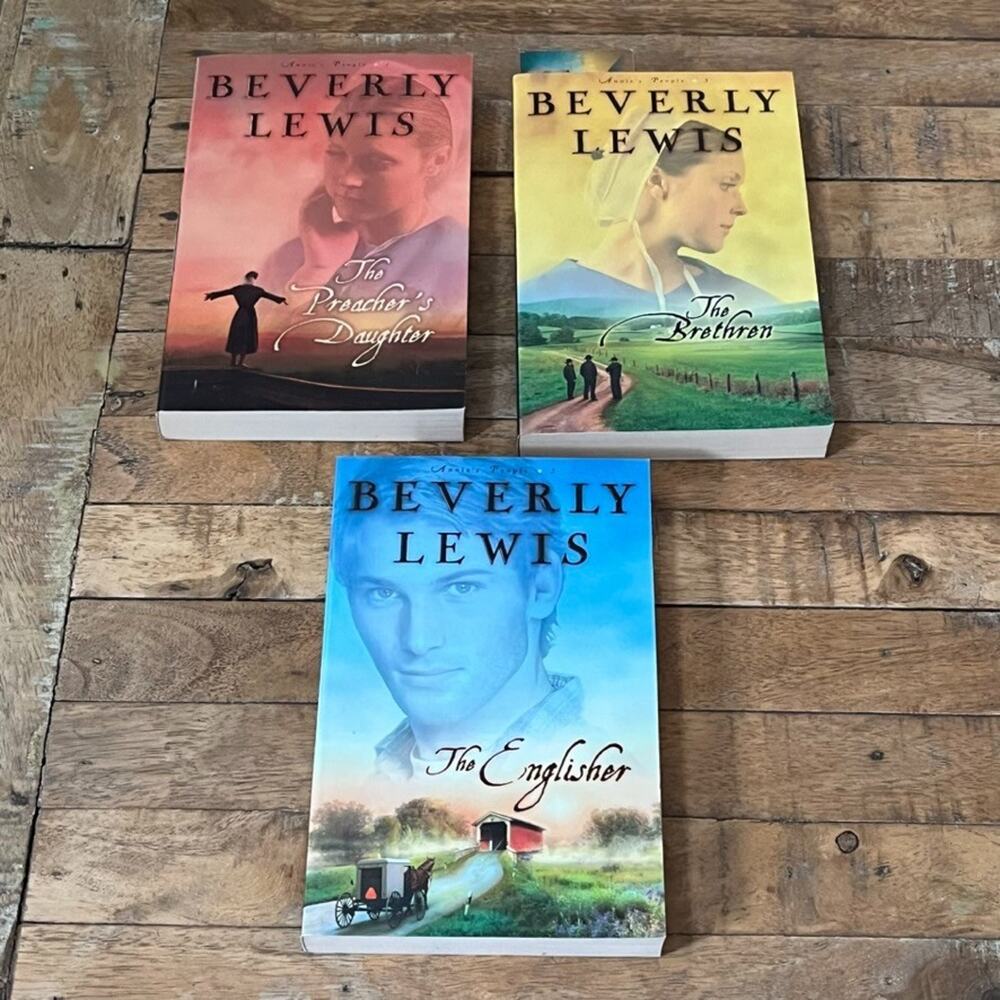 Beverly Lewis Softcover Book Lot Annie's People Complete Series Autographed Copy